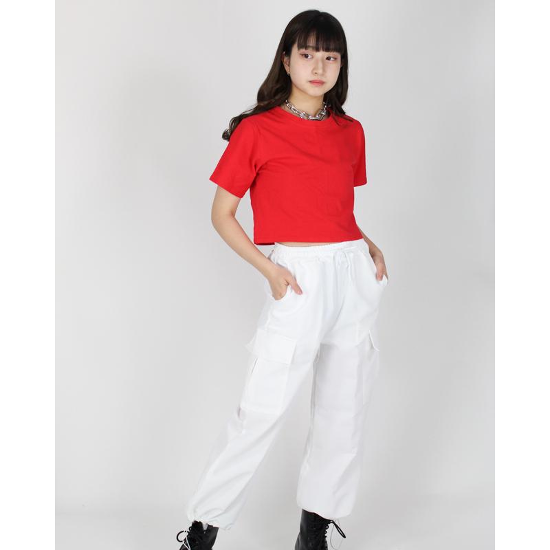ダンス衣装 白 パンツ ヒップホップ パンツ カーゴパンツ ダンス 衣装 ホワイト ジュニア ガールズ レディース ダンスパンツ K Pop 韓国 Clpe 01 ダンススタイル Cocos 通販 Yahoo ショッピング
