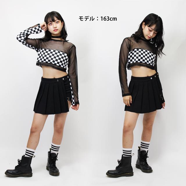 21新入荷 ダンス 衣装 ヒップホップ トップス Tシャツ シースルー ショート丈 長袖 レディース Materialworldblog Com