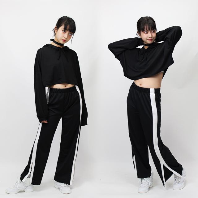 ダンス衣装 トップス ショート丈 長袖 へそ出し パーカー ロンt ヒップホップ 韓国 K Pop ジュニア ガールズ レディース Cltk 15 ダンススタイル Cocos 通販 Yahoo ショッピング