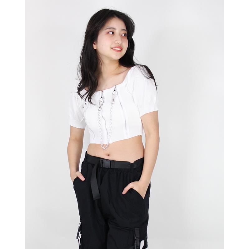 ダンス衣装 トップス ショート丈 へそ出し 黒 白 赤 半袖 オフショルダー ヒップホップ セクシー 韓国 K Pop ジュニア ガールズ レディース Cwti 01 ダンススタイル Cocos 通販 Yahoo ショッピング