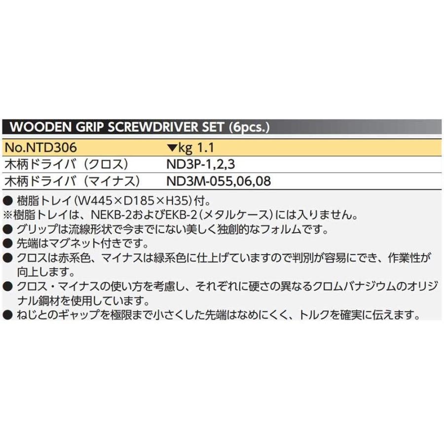 買い超安い KTC(ケーテーシー) 木柄ドライバーセット NTD - avante.org.br