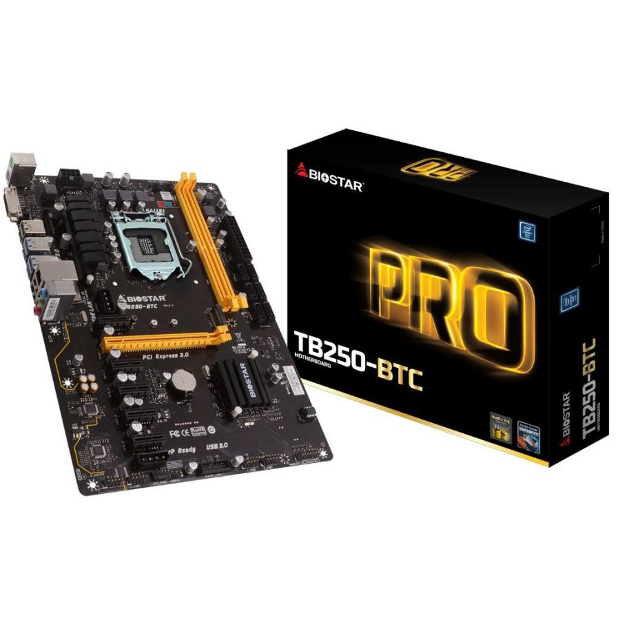 BIOSTAR LGA 1151 プロセッサ対応 Intel B250 チップセット搭載 ATXマザーボード TB250-BTC