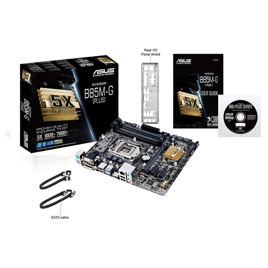 ASUS Intel B85 搭載 マザーボード LGA1150対応 B85M-G microATX