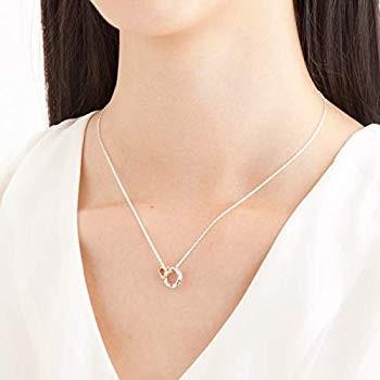 【値段交渉可：送料込】 ザ・キッス THE KISS シルバー ペアネックレス 2個セット 男女ペア カップル お揃い メンズ レディース クリスマス 記念日 誕生 【2473300817】(15366円)