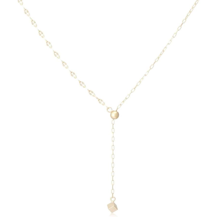 アガット Agete K10ロングネックレス Mer Bleue 通販 Yahoo ショッピング