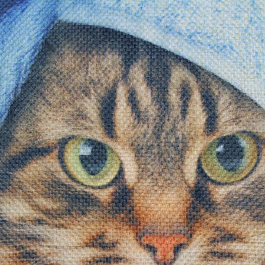 All Smiles クッションカバー 猫 顔 おしゃれ モダンクッション かわいい 面白い 猫雑貨 動物柄 デザイン リネン製 車用 イン 001 Mer Bleue 通販 Yahoo ショッピング