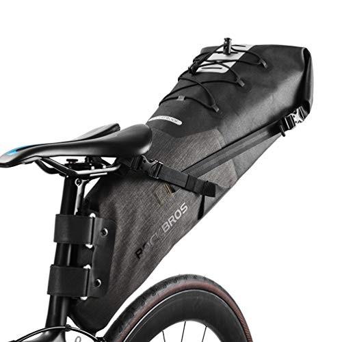 ROCKBROS（ロックブロス）自転車 サドルバッグ 大容量 リアバッグ 防水 TPU加工 収納力抜群 反射テープ付き