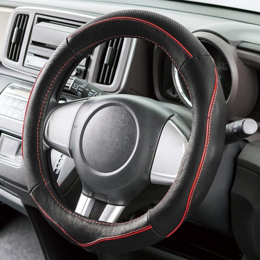 ボンフォーム ハンドルカバー リアルスポーツ S 36 5 37 9cm ブラック レッド 軽 普通車用 6717 01bkr Mer Bleue 通販 Yahoo ショッピング