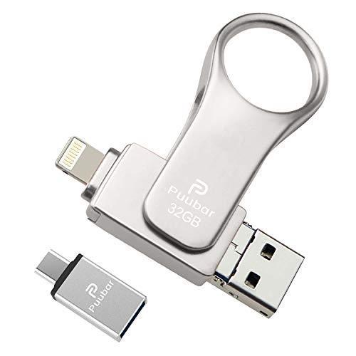 Puubar Usbメモり Iphone フラッシュドライブ 4 In 1フラッシュメモリ 360度回転式 両面挿し Iphone Pc A Mer Bleue 通販 Yahoo ショッピング