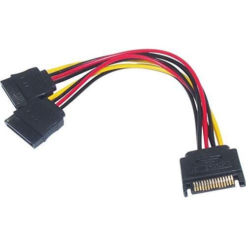 オーディオファン シリアルata用電源ケーブル Sata電源ケーブル 15ピン 2分岐 数量限定セール