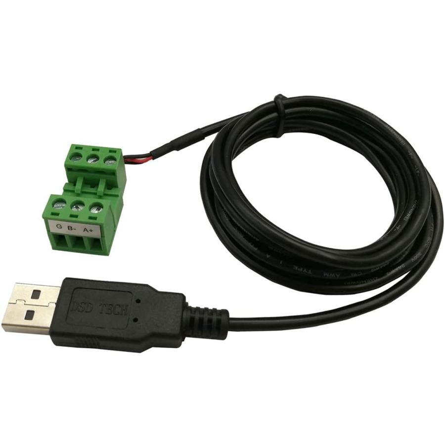 Dsd Tech Sh U14 Usb Rs485ケーブル Ftdiチップ内蔵 ターミナルボード付き 1 8m 5 9ft 20201013230116 00796 Mer Bleue 通販 Yahoo ショッピング