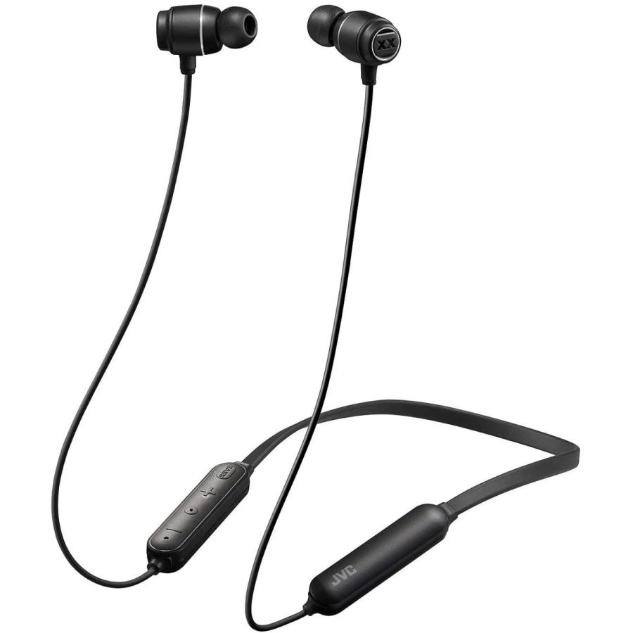 JVC HA-XC30BT-B Bluetoothイヤホン XXシリーズ/重低音/防水・防塵・耐衝撃/ネックバンド/15時間連続再生 ブラッ JVC HA XC30BT Bluetoothイヤホン XXシリーズ/重低音/防水 防塵 耐衝撃/ネックバンド/15時間連続再生 ブラッ