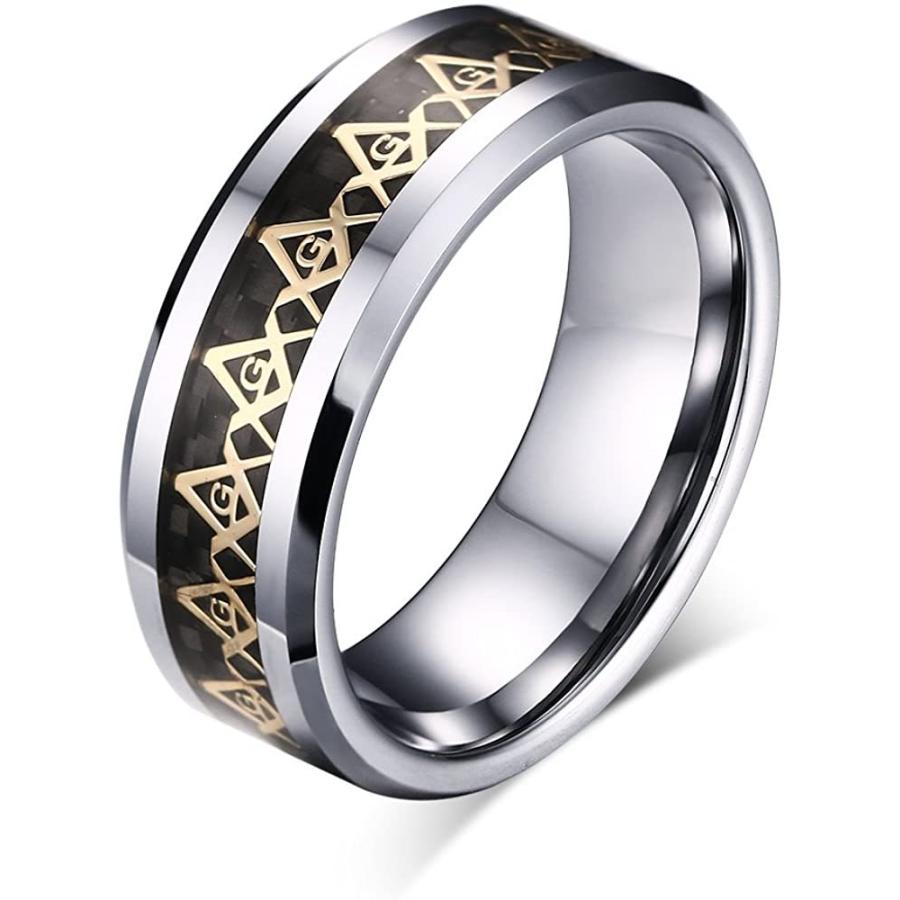 Rockyu ブランド 人気 メンズ ゴールド リング タングステン フリーメーソン レディース プレセント 18号 指輪 クラシック 高級 Mer Bleue 通販 Yahoo ショッピング