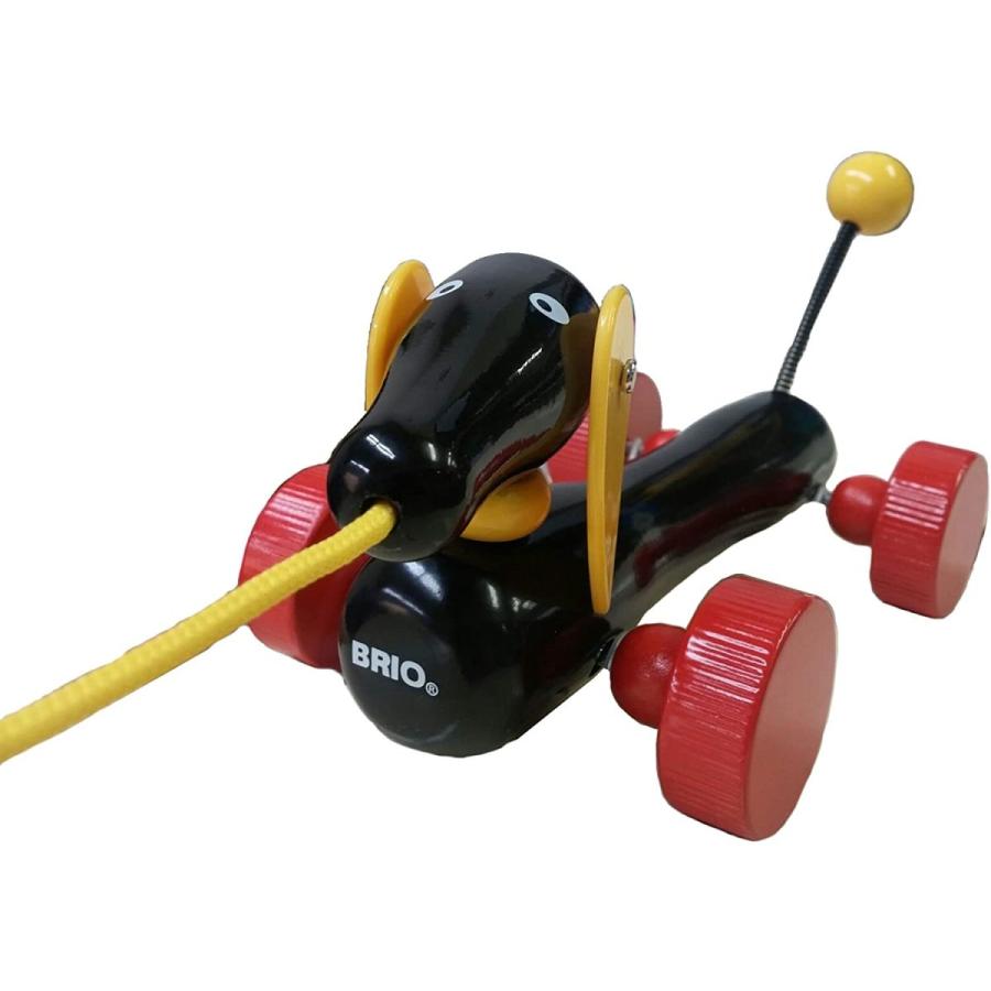 Brio ブリオ プルトイ ダッチー 犬のおもちゃ 対象年齢 1歳 引き車 引っ張るおもちゃ 木製 知育玩具 Mer Bleue 通販 Yahoo ショッピング