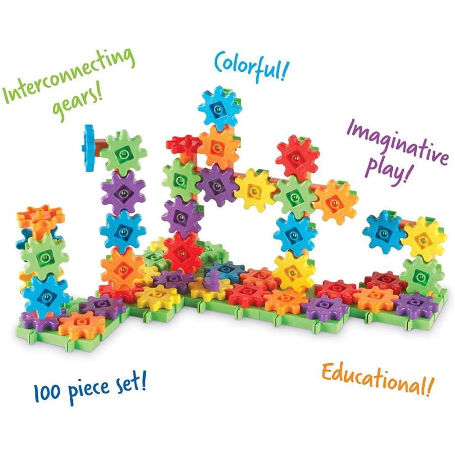 ラーニングリソーシズ おもちゃ 回転ブロック カラフルギアブロック スーパーセット歯車 150ピース LER9164 正規品 ラーニングリソーシズ おもちゃ 回転ブロック カラフルギアブロック スーパーセット歯車 150ピース LER9164 正規品