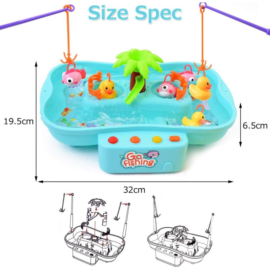 釣りゲーム おもちゃ １４点セット 魚釣り ゲーム 簡単操作で室内や室外 お風呂で遊べる 魚釣りおもちゃ 釣りげーむ 釣りおもちゃ さか Mer Bleue 通販 Yahoo ショッピング