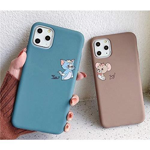 Saymi S トムとジェリー Iphone ケース 携帯カバー 携帯ケース スマホ キャラクター かわいい くすみカラー ブルー 青 茶色 Mer Bleue 通販 Yahoo ショッピング
