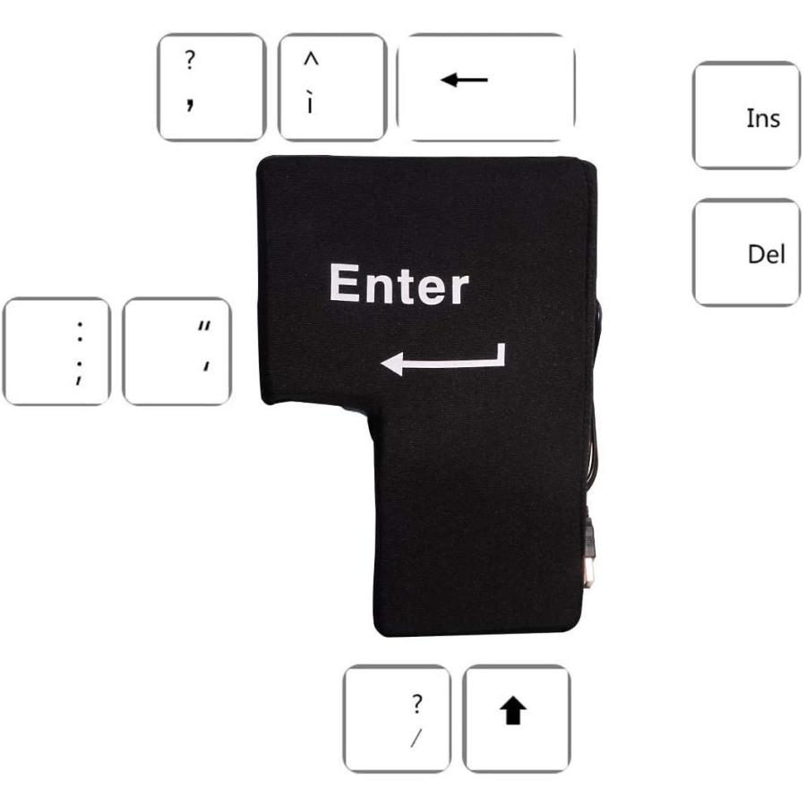 Big Enter 巨大 エンターキー Enter パソコン Pc Big 約1700倍 Usb おもしろグッズ クッション ビッグエンター Mer Bleue 通販 Yahoo ショッピング