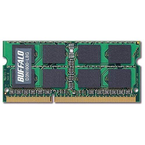BUFFALO PC3L-12800対応 204PIN DDR3 SDRAM 8GB D3N1600-L8G