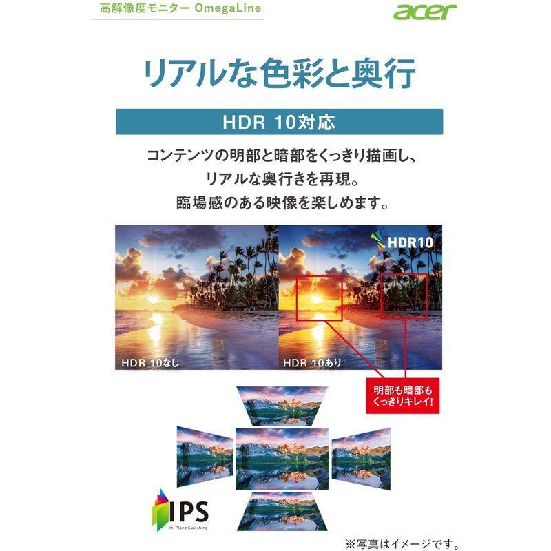 日本エイサー 4Kディスプレイ CB282Ksmiiprfx 28型ワイド IPS 非光沢