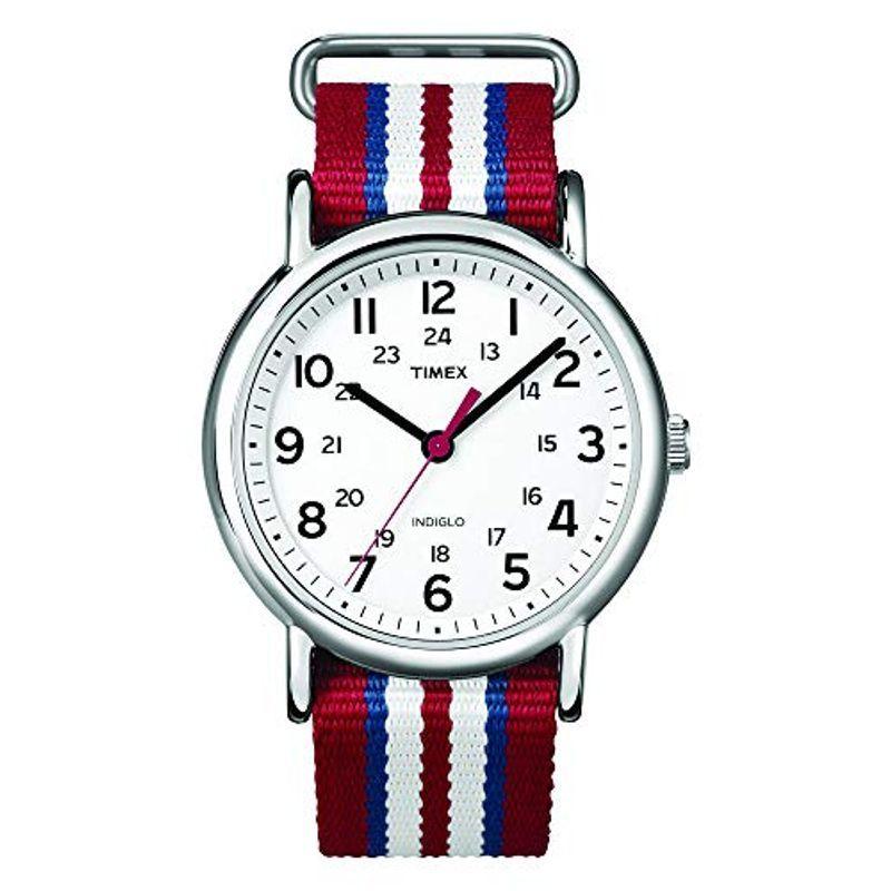 タイメックスTIMEX ウィークエンダー セントラルパーク ホワイト×レッド/ブルー/ホワイト T2N746 正規輸入品