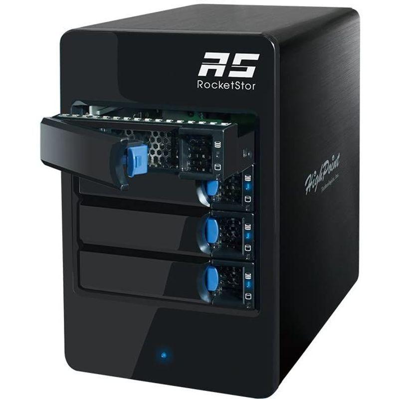 【新入荷】 HighPoint 6Gb/s SAS/SATA ハードウェアRAID ストレージ拡張 エンクロージャー 4ベイ タワー型 RocketSt 【HO1004170879】(36446円)