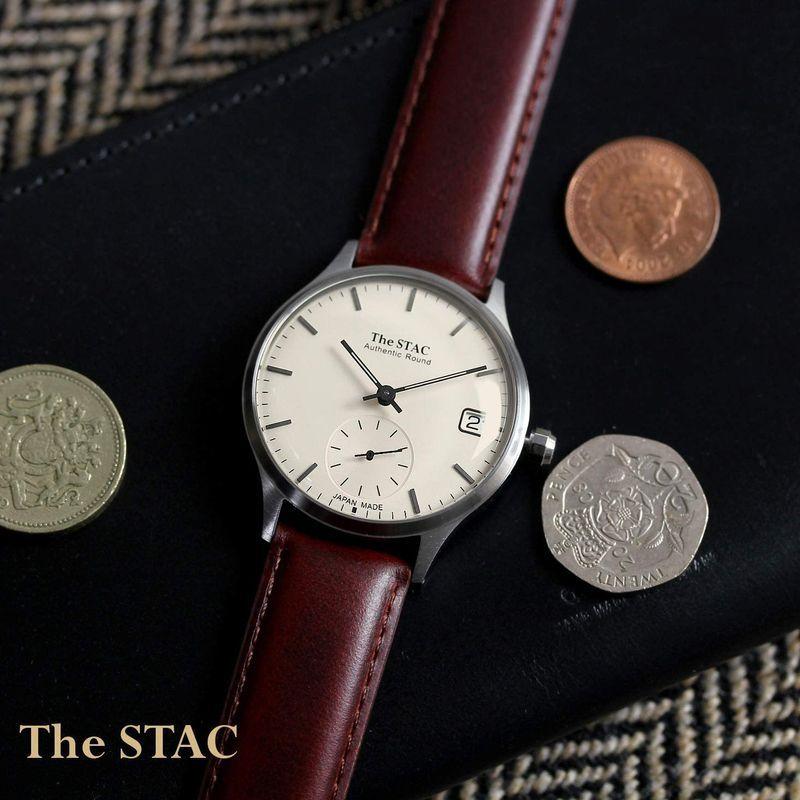 [大特価] ザ・スタック The STAC 日本製 国産 腕時計 ウォッチ Authentic Round 36mm クラシック メンズ レディース 並 【W1843815390】(11456円)