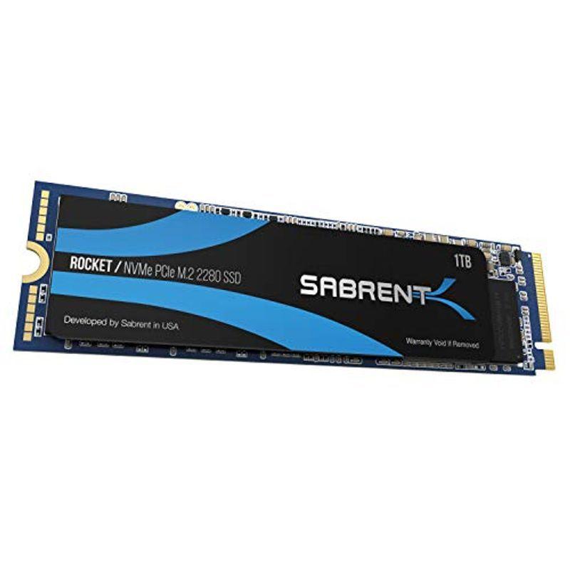 Sabrent 1TB ロケット NVMe PCIe M.2 2280ハイパフォーマンスの内蔵SSDドライブ (SB-ROCKET-1TB)のサムネイル