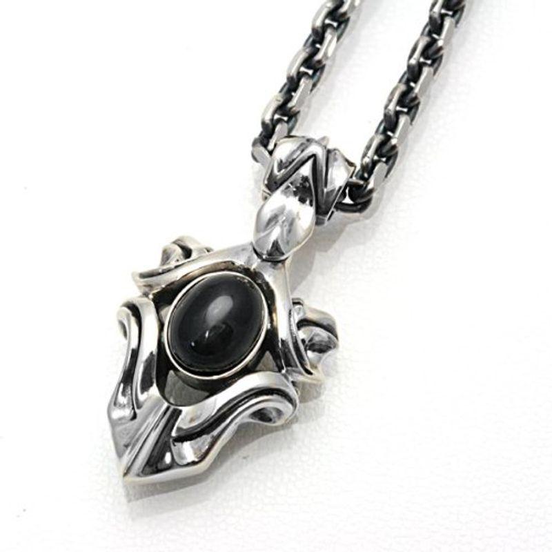 エムズコレクション Ms collection シルバーネックレス/カボション/ダイオプサイト MC-633-DP(26022円)