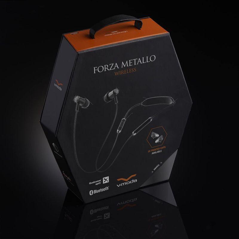 V-moda FORZA METALLO WIRELESS FRZM-W-GUNBLACK ワイヤレススポーツイヤホン moda FORZA METALLO WIRELESS FRZM GUNBLACK ワイヤレススポーツイヤホン
