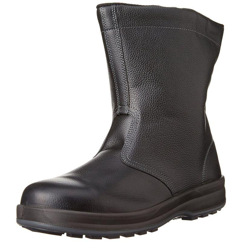 シモン　安全靴　半長靴　WS44　耐油　黒　快適　クッション　耐滑　長靴　軽量　JIS規格　27.5　cm