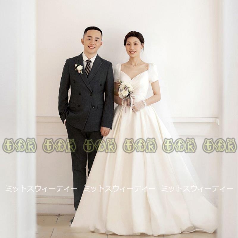 標準価格 ウェディングドレス 二次会 白 Aライン 海外挙式 花嫁 パーティードレス 披露宴 ブライダル シンプル 結婚式 ロングドレス 演奏会 セミオーダー 大きいサイズ 専門 買取 Superavila Com