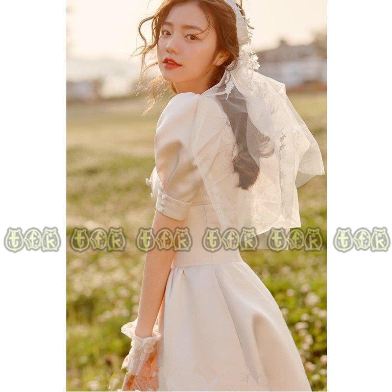 値段 激安 ウエディングドレス パフスリーブドレス 半袖 ブライダル ウェデイング 結婚式 二次会 披露宴 ワンピース ドレス お呼ばれ 前撮り 代 30代 エレガンス ロング 品質保証書付 Fixinox Com Br