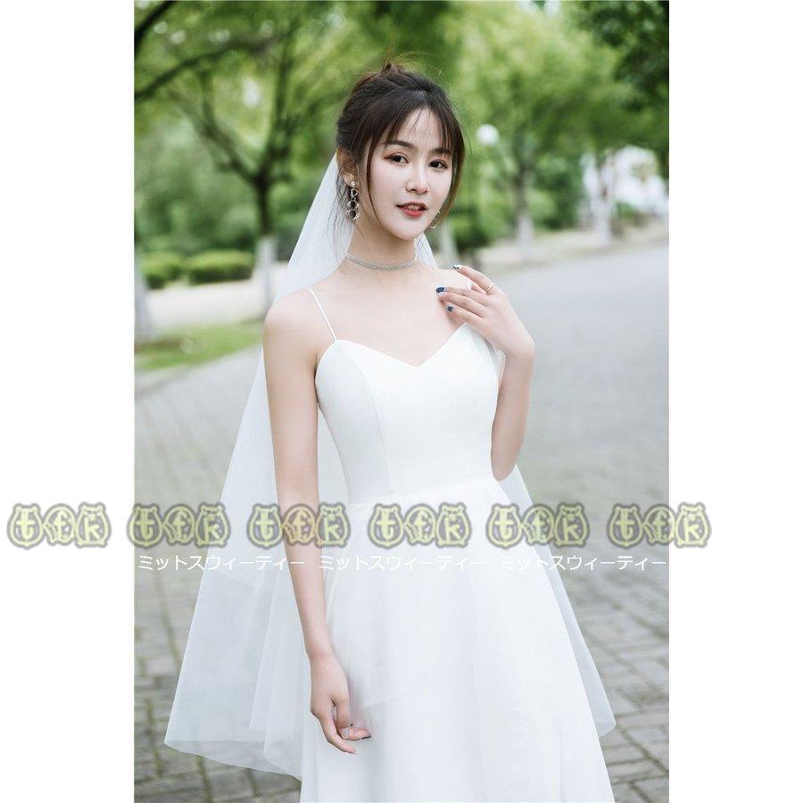 リアル ウェディングドレス 二次会 前撮り 海外挙式 花嫁 リゾートドレス カジュアル ソフト 結婚式 ブライダル パーティードレス ワンピース ビーチフォト スリット Aライン サイズ Xxs Panero Shop