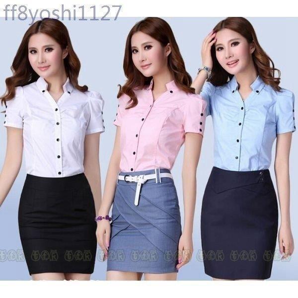 大阪値下げ フォーマルスーツセットol通勤半袖ワイシャツ ミニスカート2点セット夏オフィス制服リアクールシャツセット クリアランス正規品 Www Superavila Com