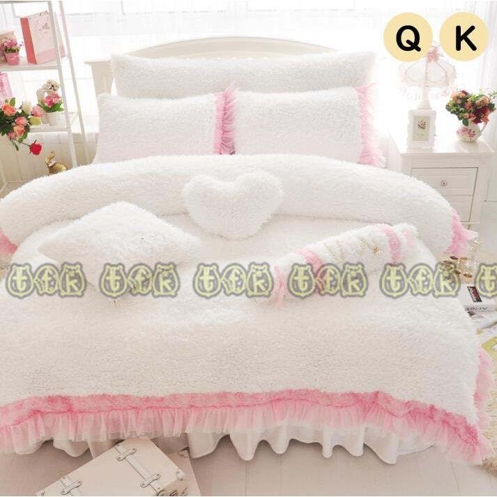 21新入荷 シーツカバー 寝具セット 布団カバー キング 掛け布団カバー ふわふわ 4点セット 暖かい クイーン 布団カバー 可愛い 厚手起毛 寝具 カバーセット フランネル 布団カバーセット 秋冬 姫系 ベッド用品 防ダニ 防臭 抗菌 布団用 シーツ カバー Www Reinnec Cl
