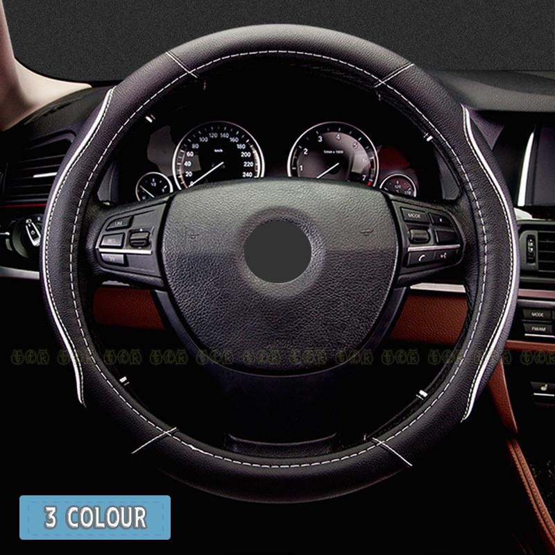 ハンドルカバー ステアリングカバー 車 38cm 軽自動車 普通車 オシャレ カー用品 ドライブ 簡単装着 内装パーツ Qp Bjm Tfk 通販 Yahoo ショッピング