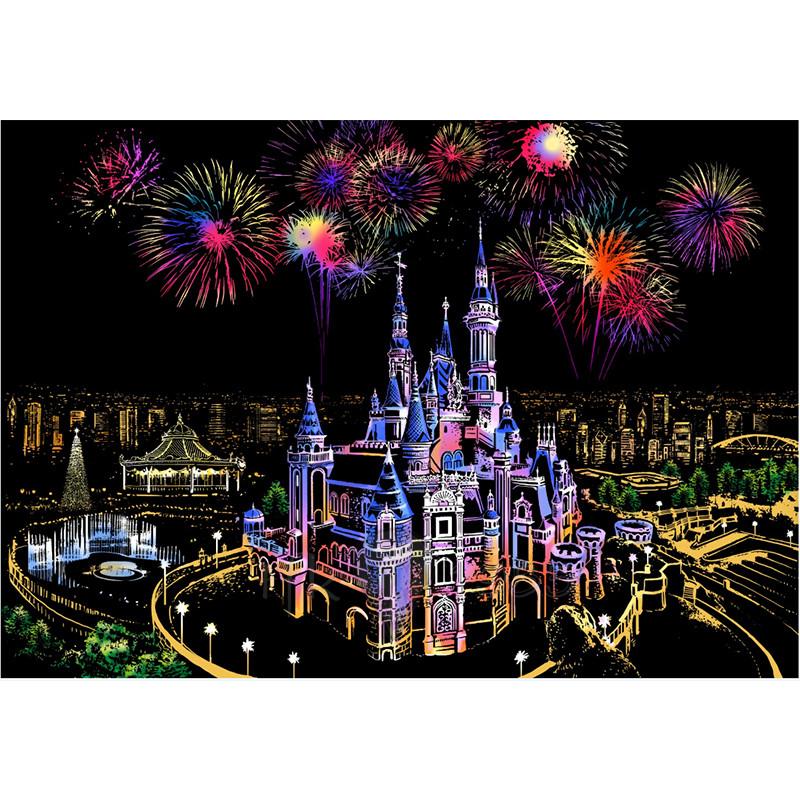 大人の塗り絵 ホログラム 塗り絵セット 心がやすらぐスクラッチアート 新生活 ツール付き 41 29ｃｍ プレゼント ギフト Sjt Tfk 通販 Yahoo ショッピング