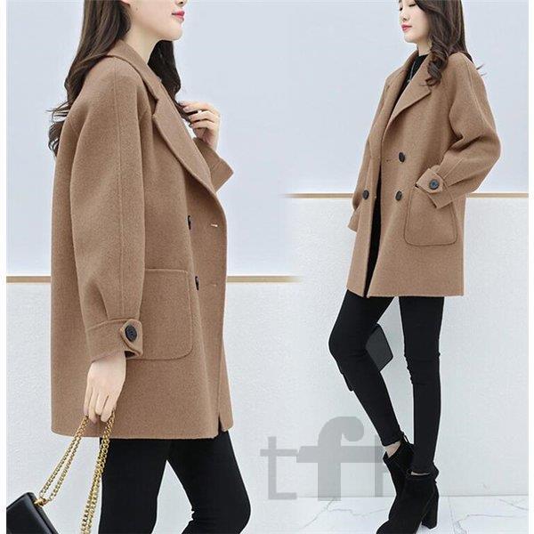 奇跡の再販 ロングコート レディース キャメルコート ラシャ 洋服 チェスターコート アウター オーバーコート 冬 トレンドコーデ 春バーゲン Joilycoffee Vn