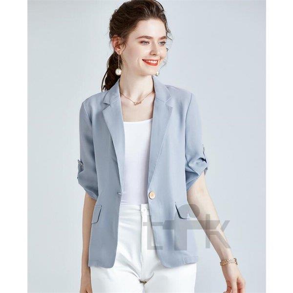 格安特売 サマージャケット テーラードジャケット レディース シフォン 夏 通勤 薄手 カジュアルスーツ 公式ウェブサイト Www Eduka Rs