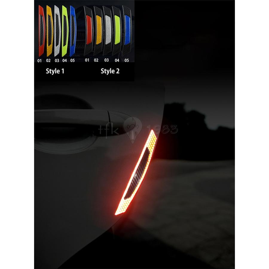 カーステッカー 車用ステッカー 反射ステッカー 2点セット 8枚入り 夜間 車用品 カー用品 カーアクセサリー 反射板 赤 リフレクションシール Ss Qcyp Tfk 通販 Yahoo ショッピング