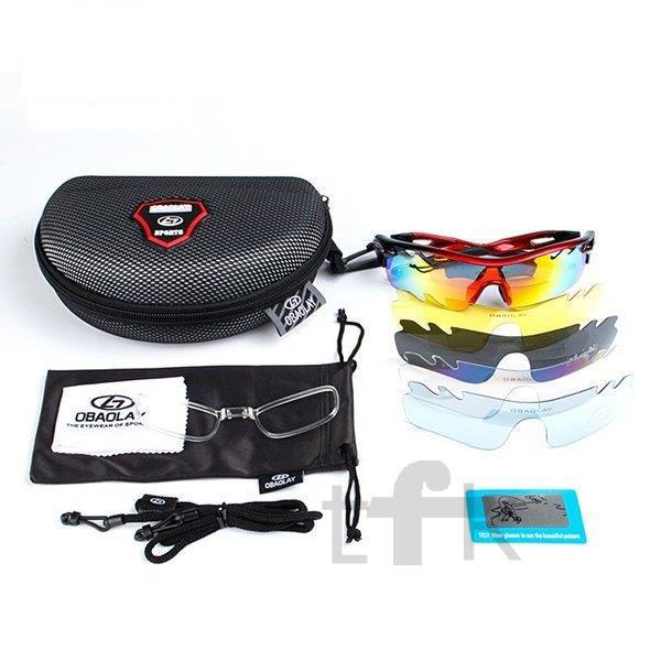 スポーツサングラス 収納ケース付 4点セット 紫外線カット サングラス スノボー 素晴らしい 軽量 メンズ スキー