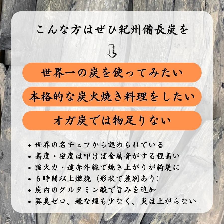 特選国産 紀州備長炭 15kg 樫細丸 ウバメガシ 和歌山県木炭協会