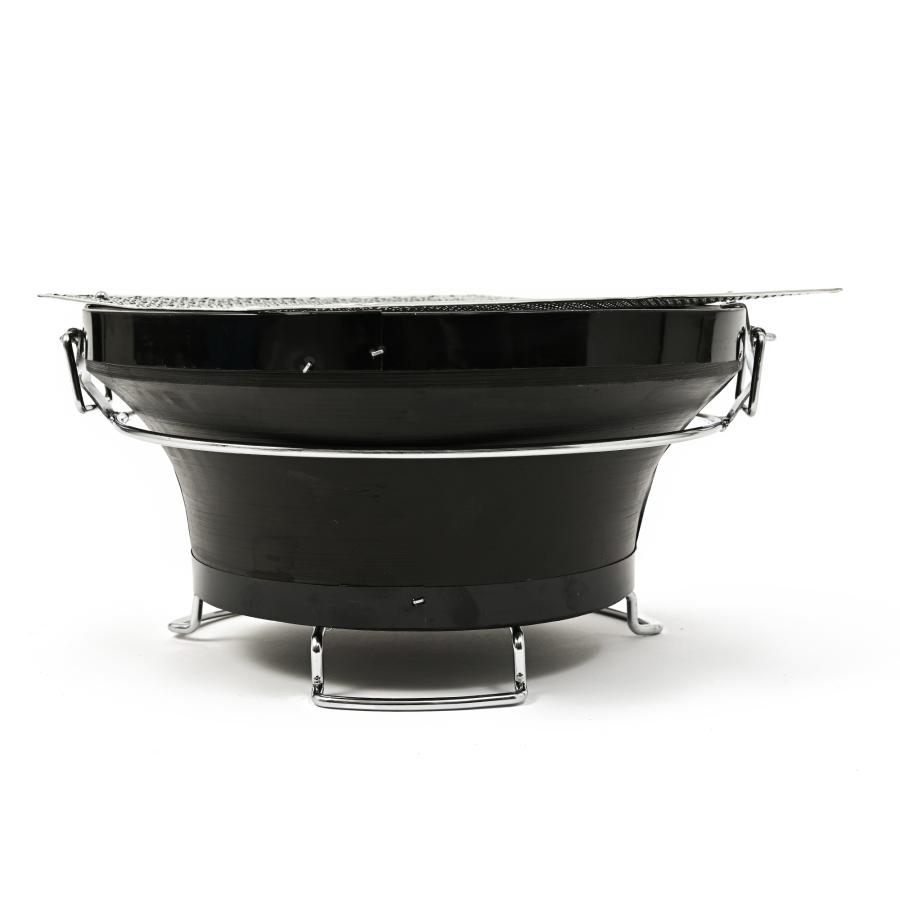 太成工業 珪藻土 七輪 バーベキューコンロ「能登」丸型 大 玉付き【3~4