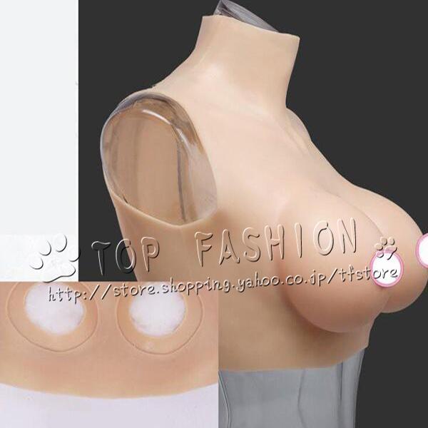 送料無料◇セール シリコンバスト 女装サロン 偽乳 着用便利 男の娘 超