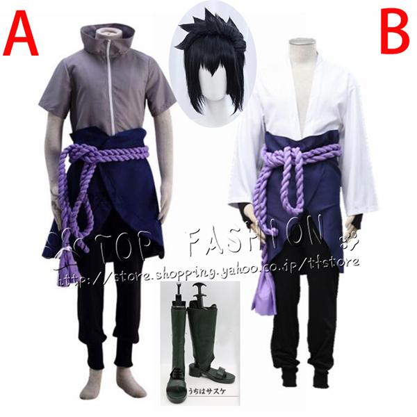 コスプレ ナルト 疾風伝 うちはサスケ コスプレ衣装 男性 うちは