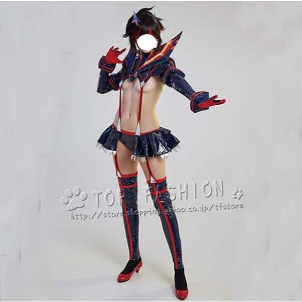 【処分】コスプレ　衣装 キルラキル　纏流子　鮮血　ウィッグ付き KILL la キルラキル 戦闘服神衣鮮血 纏 流子（まとい りゅうこ