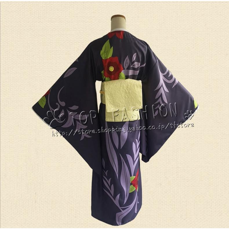 鬼滅の刃 風 鬼の月 珠世(たまよ) コスプレ衣装ウィッグ 着物 鬼滅の刃 風 鬼の月 珠世(たまよ) コスプレ衣装ウィッグ 着物