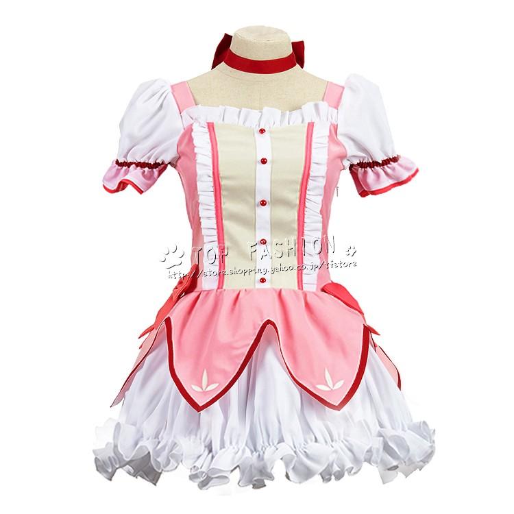 まどかマギカ 鹿目まどか 風 コスプレ 衣装 ウィッグ靴 まどかマギカ 鹿目まどか 風 コスプレ 衣装 ウィッグ靴
