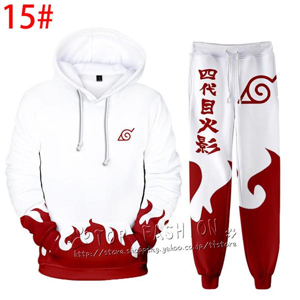 NARUTO -ナルト- パーカー 上下セット 子供 大人用 秋冬服 衣装 日常